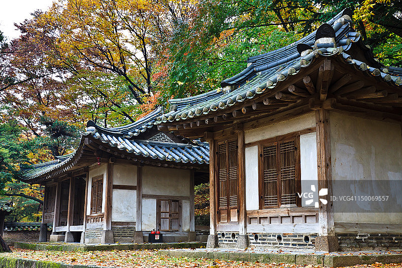 传统韩屋图片素材