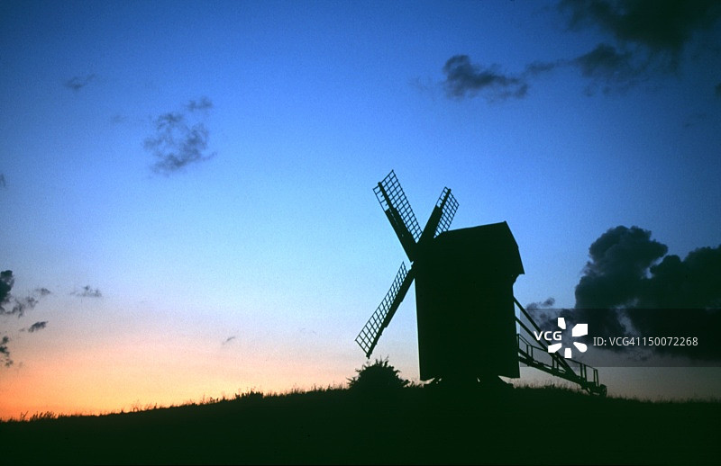 特雷勒堡风车图片素材