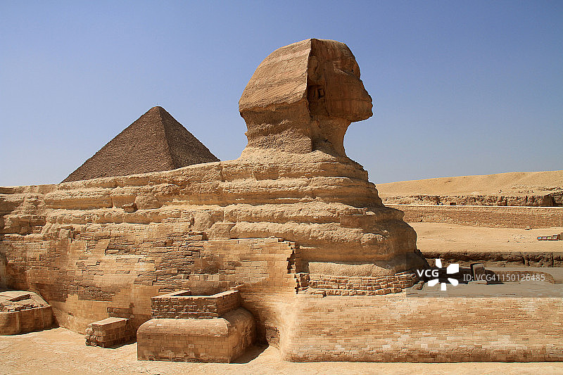 标志性狮身人面像图片素材