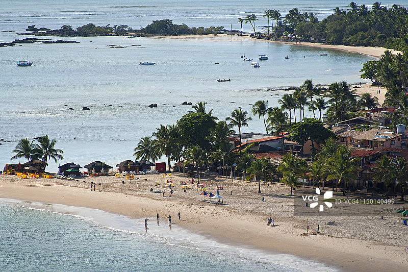 巴西海滩鸟瞰图图片素材