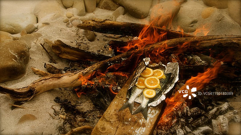 烟熏卡瓦海鱼图片素材