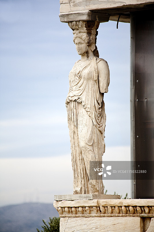 女像柱图片素材