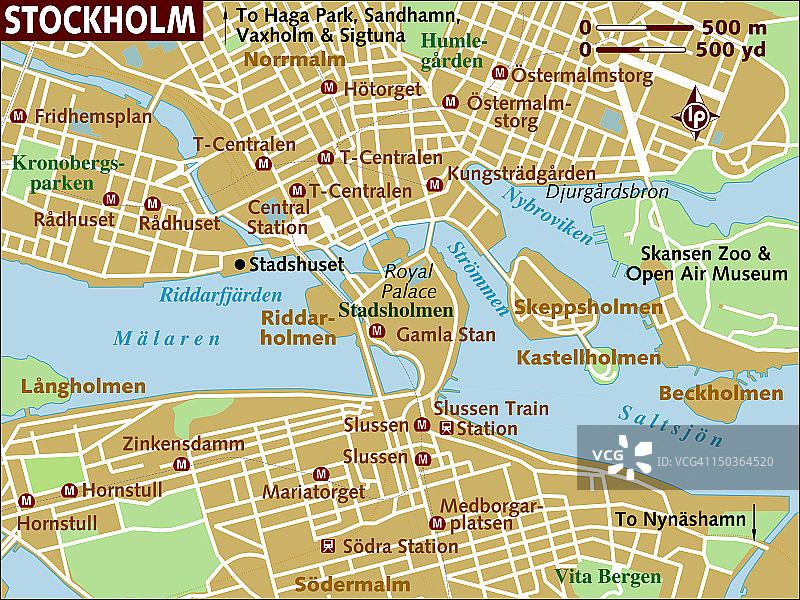 斯德哥尔摩地图图片素材