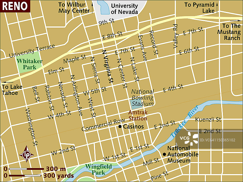 里诺地图图片素材