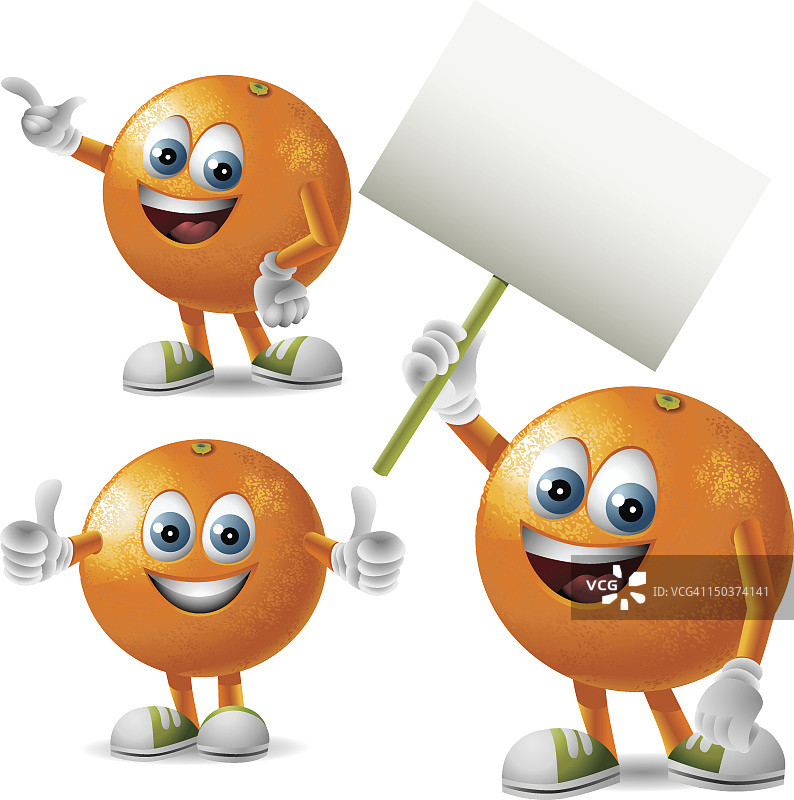 橙子先生：三合一图片素材