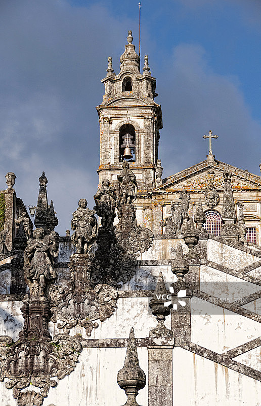 邦热苏斯巴洛克式教堂图片素材