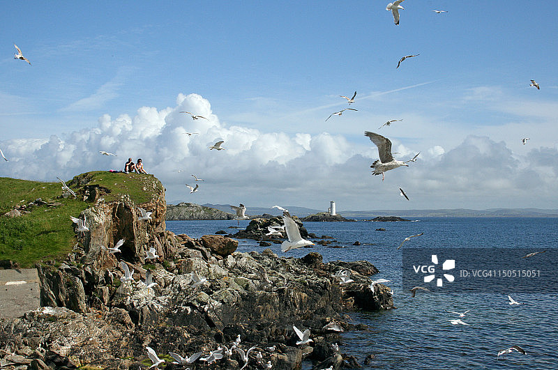 Inishbofin海岸风光图片素材