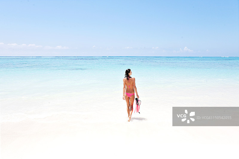 天堂般的女人图片素材