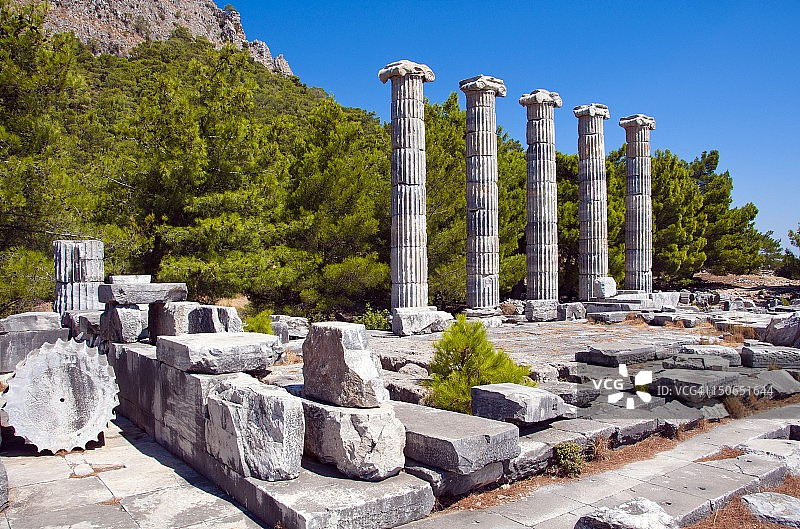 普里埃涅的雅典娜神庙图片素材