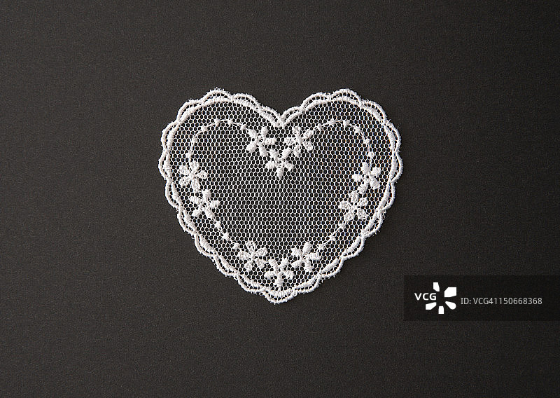 心形蕾丝图片素材