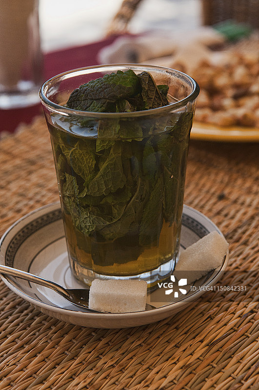 薄荷茶图片素材