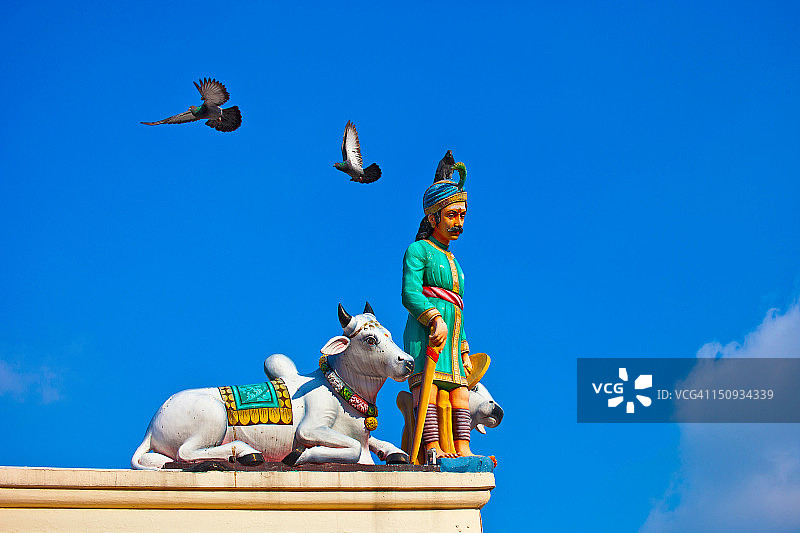 斯里玛丽安曼兴都庙图片素材