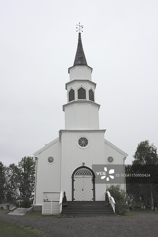 阿尔塔教堂，芬马克，挪威图片素材