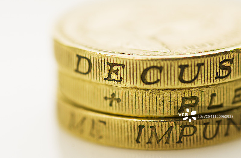 英国硬币图片素材