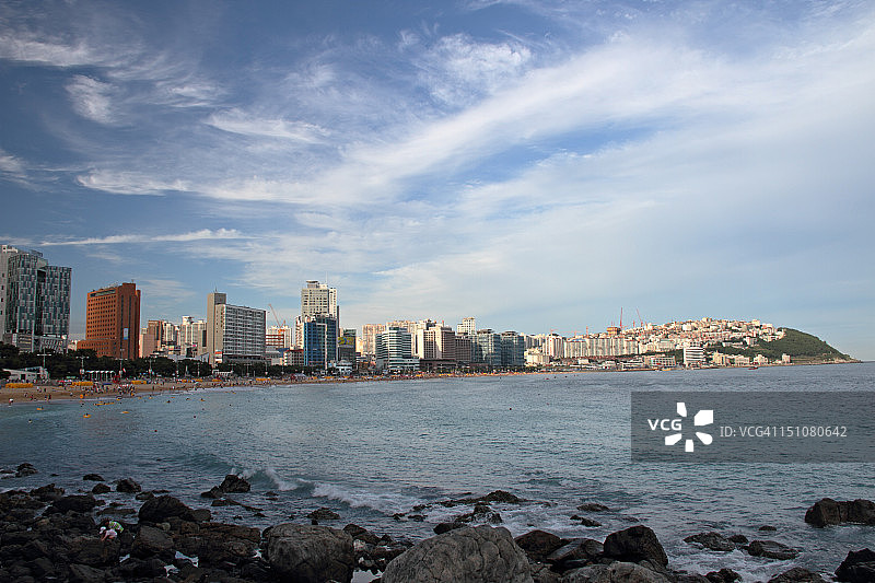 海云台海滩图片素材