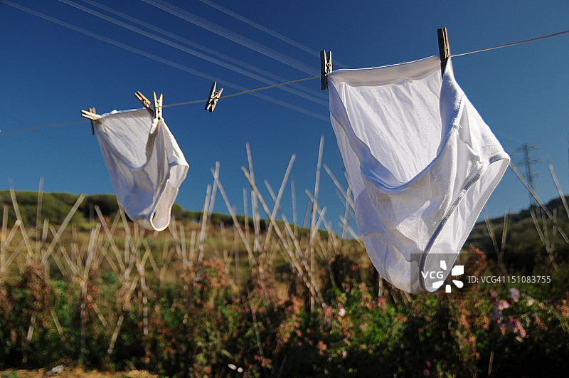 白色女士内裤图片素材