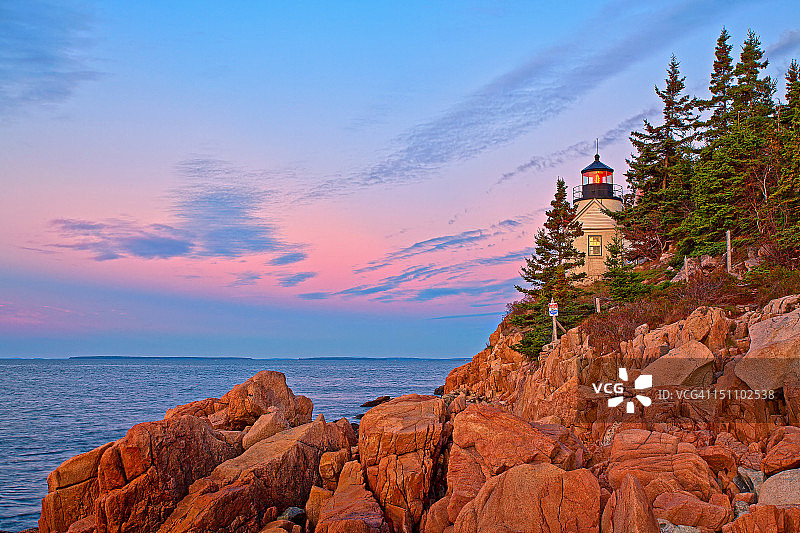 贝斯港灯塔图片素材