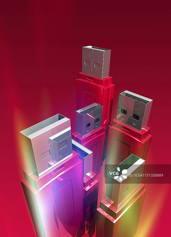 USB存储棒艺术作品图片素材