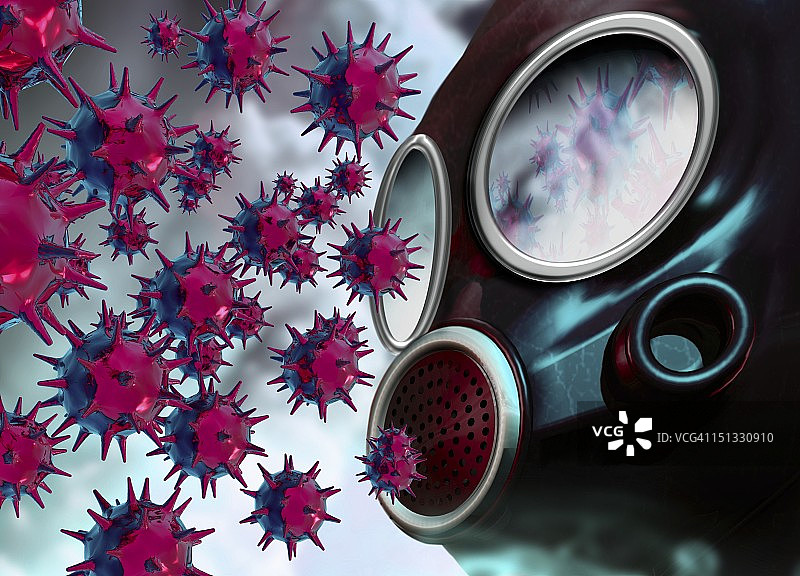 生物战概念艺术作品图片素材