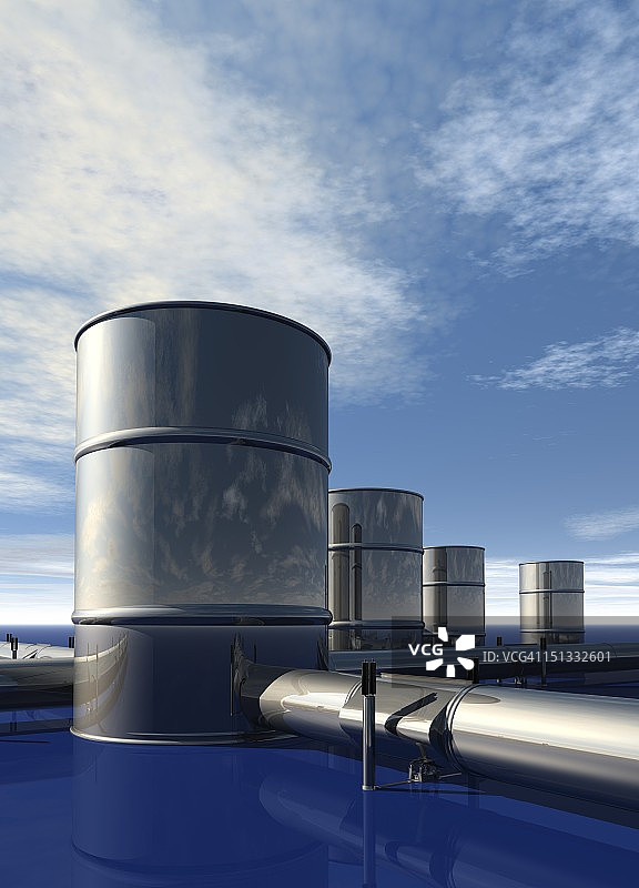 石油分配概念艺术图片素材