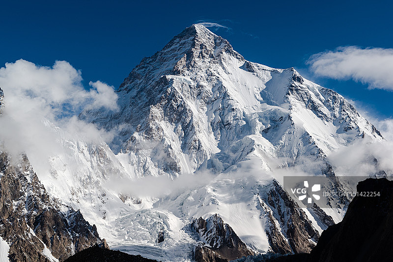 登山者的山峰图片素材