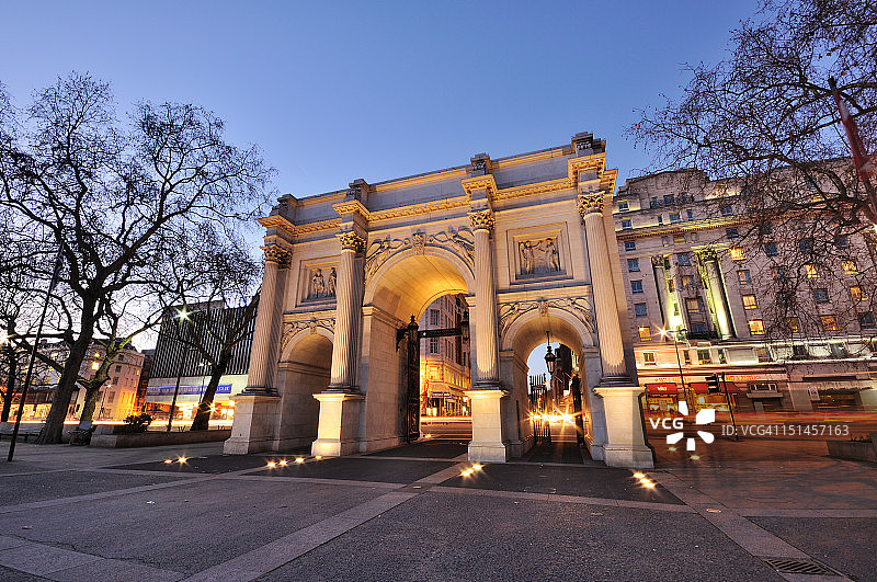 伦敦大理石拱门图片素材