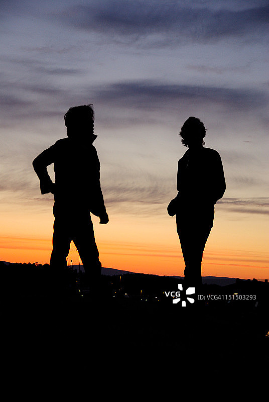 人物剪影图片素材