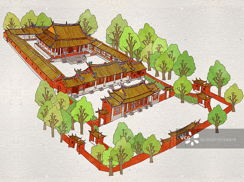 台北孔庙图片素材