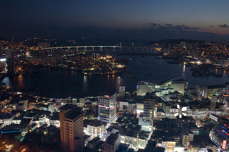 釜山夜景图片素材