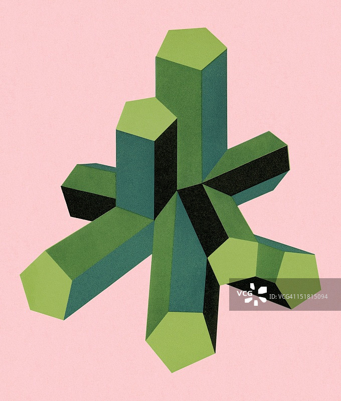 绿色形状图片素材