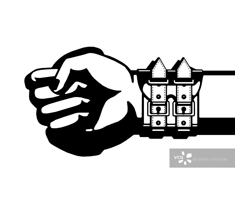 手臂上的手链图片素材