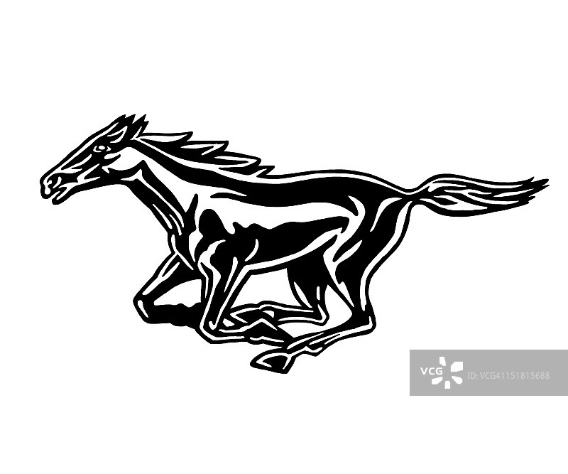 奔跑的马图片素材