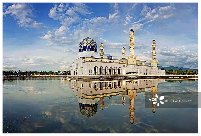城市清真寺图片素材