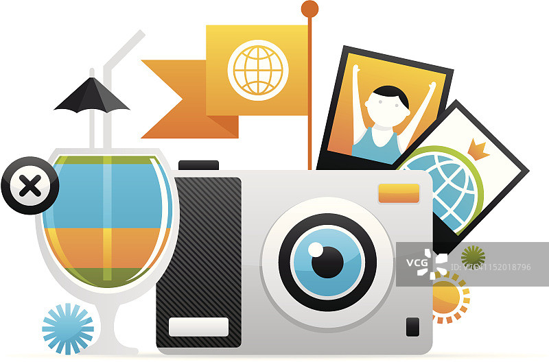 旅行图标细节图片素材