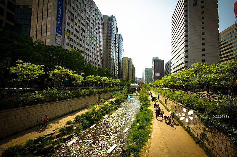 清溪川图片素材