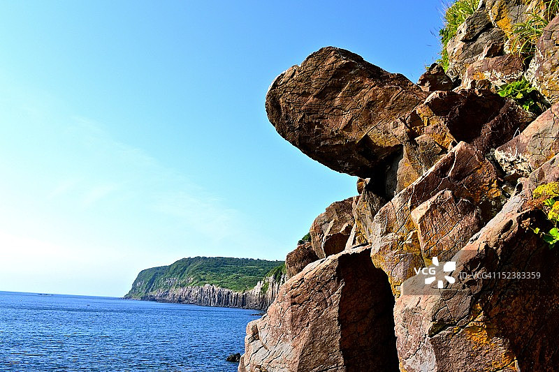 盐田原岩石图片素材