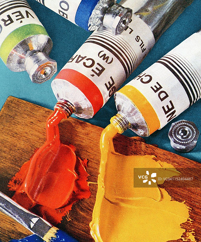 艺术家颜料图片素材