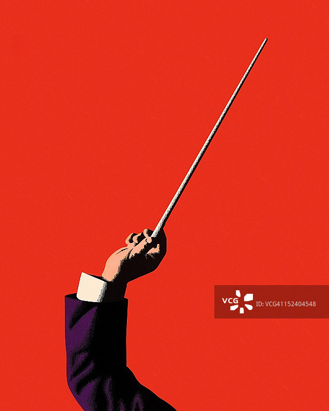 拿着指挥棒的指挥图片素材