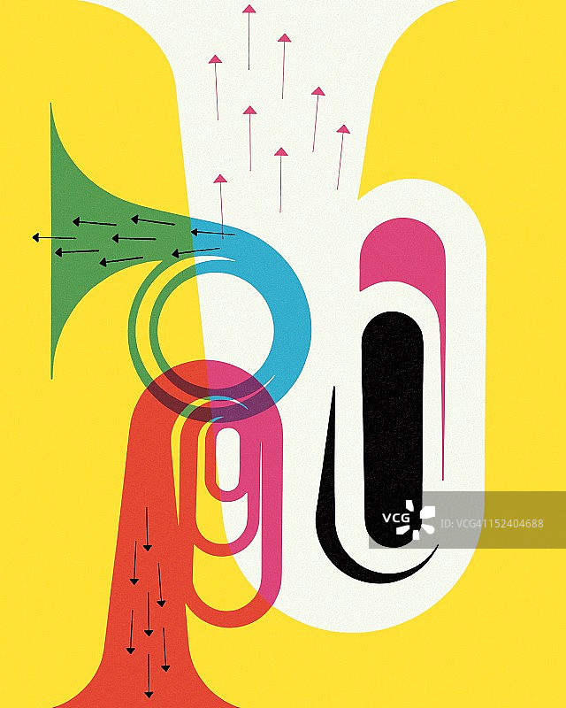 黄铜乐器图片素材