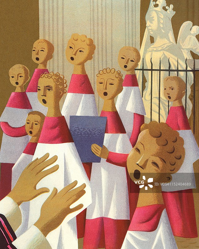 合唱团演唱图片素材