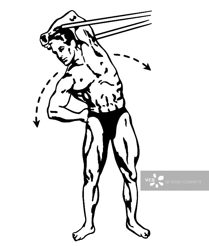 男子正在锻炼图片素材