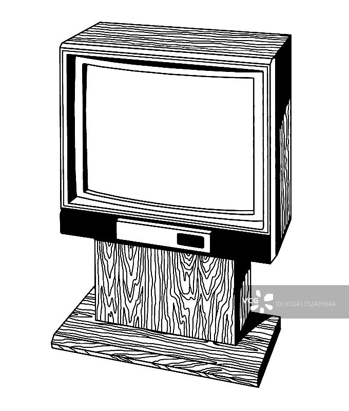 老式电视机图片素材