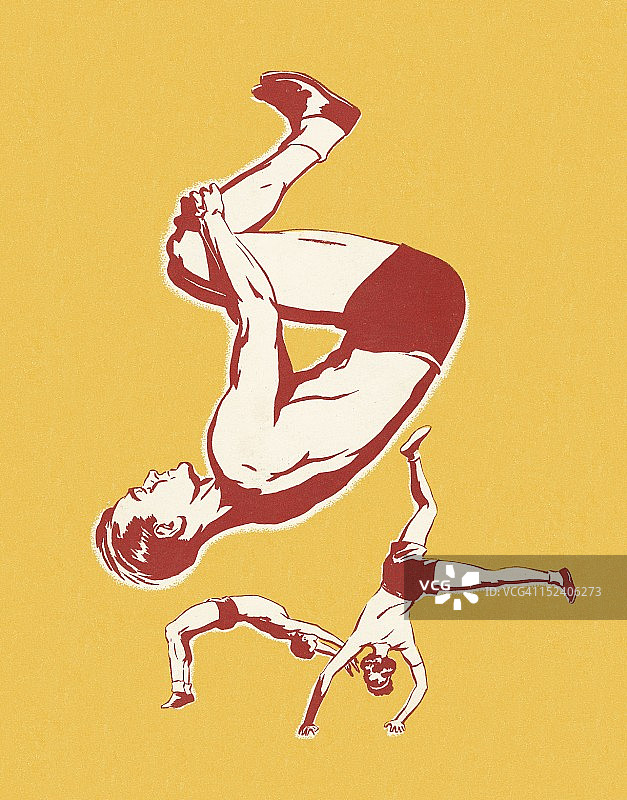 男士表演体操图片素材