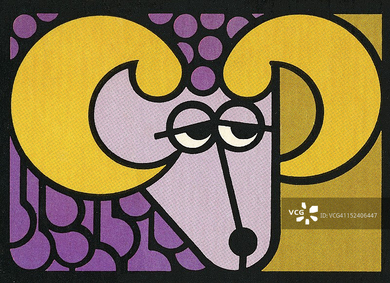 白羊座符号图片素材