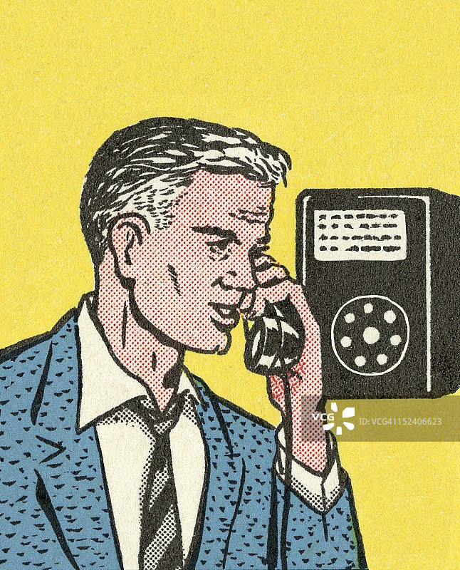 打电话的男子图片素材