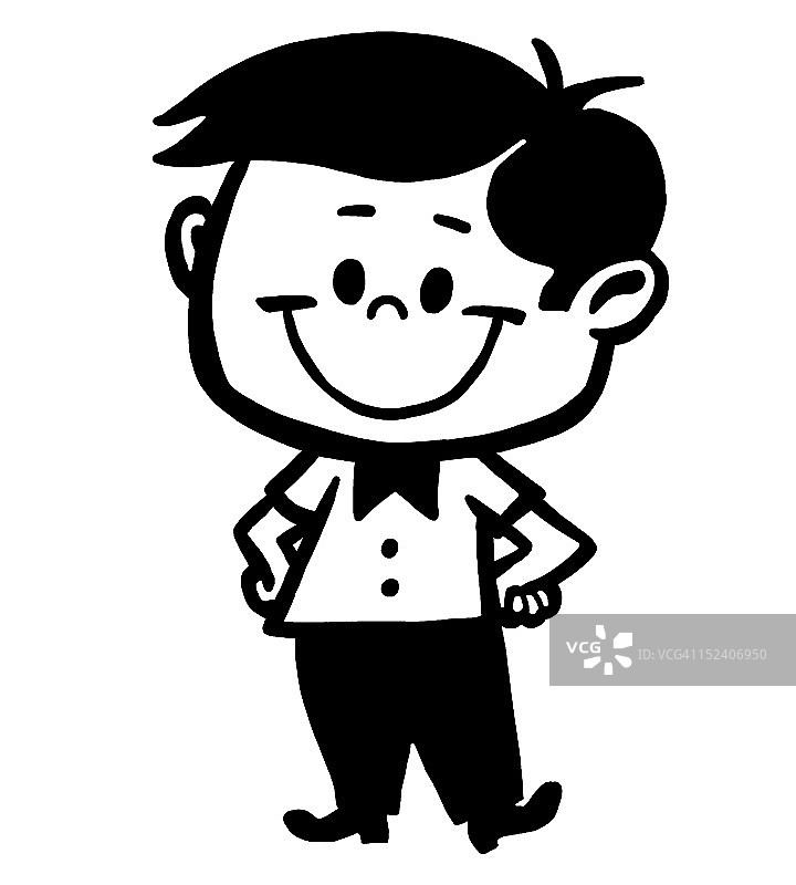 戴着领结的男孩图片素材