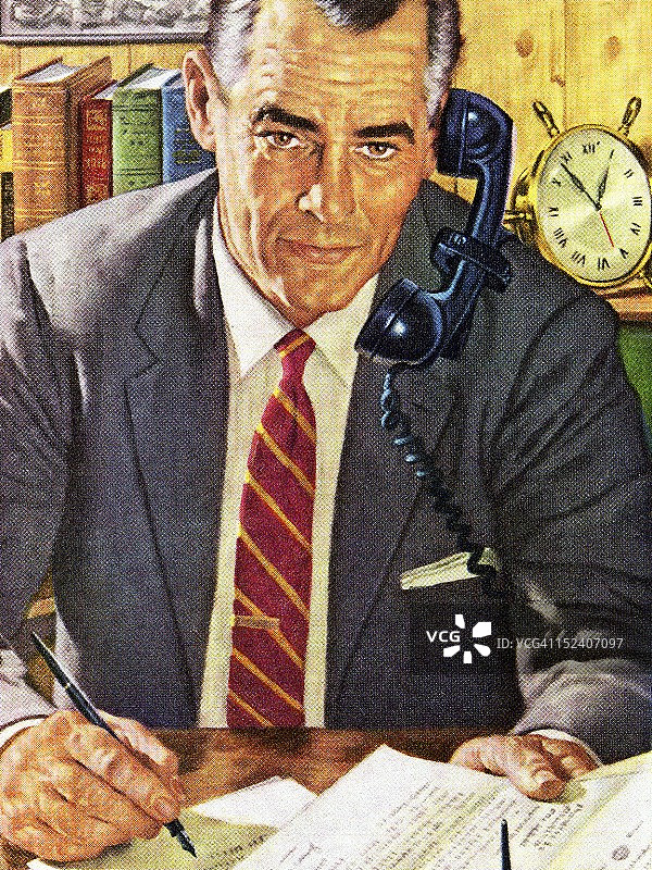 男人在打电话图片素材