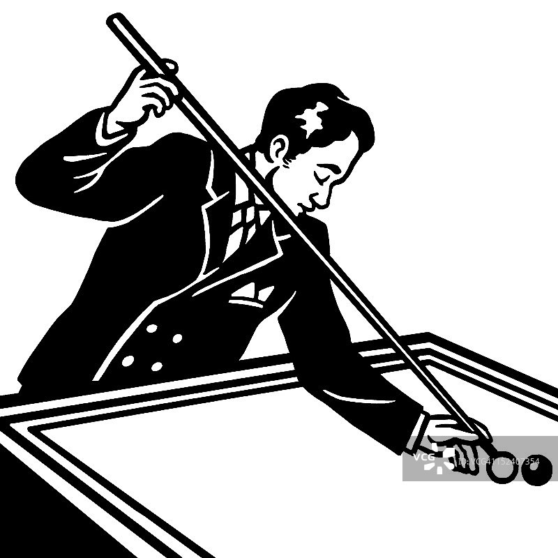 男子打台球图片素材