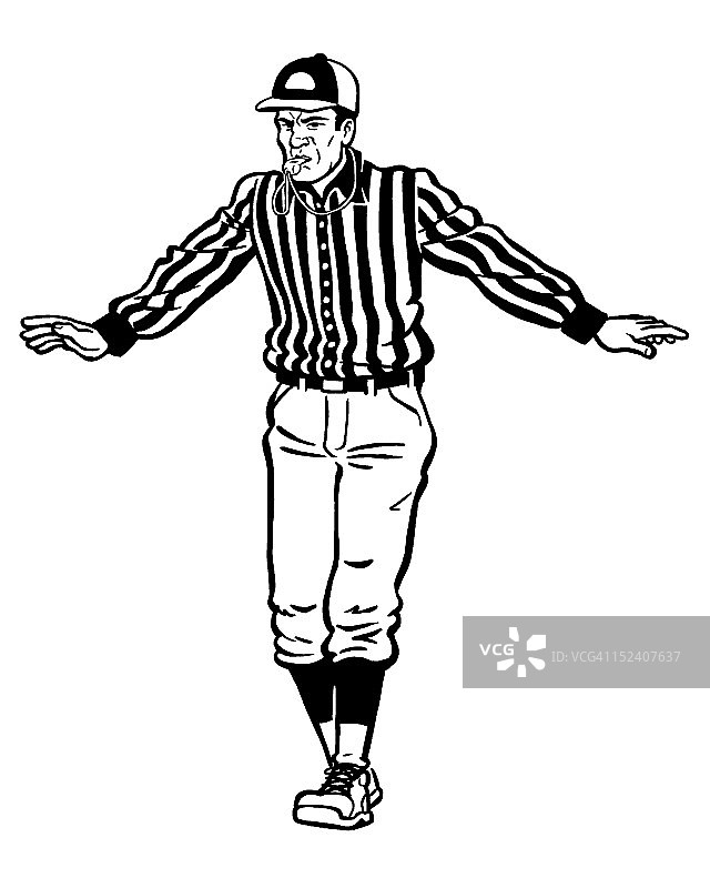 裁判员示意图片素材