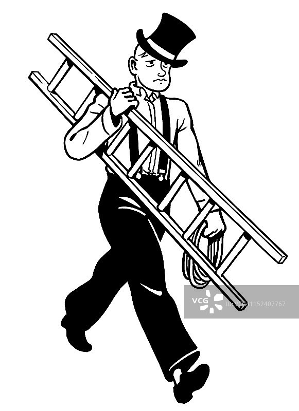 烟囱清洁工图片素材